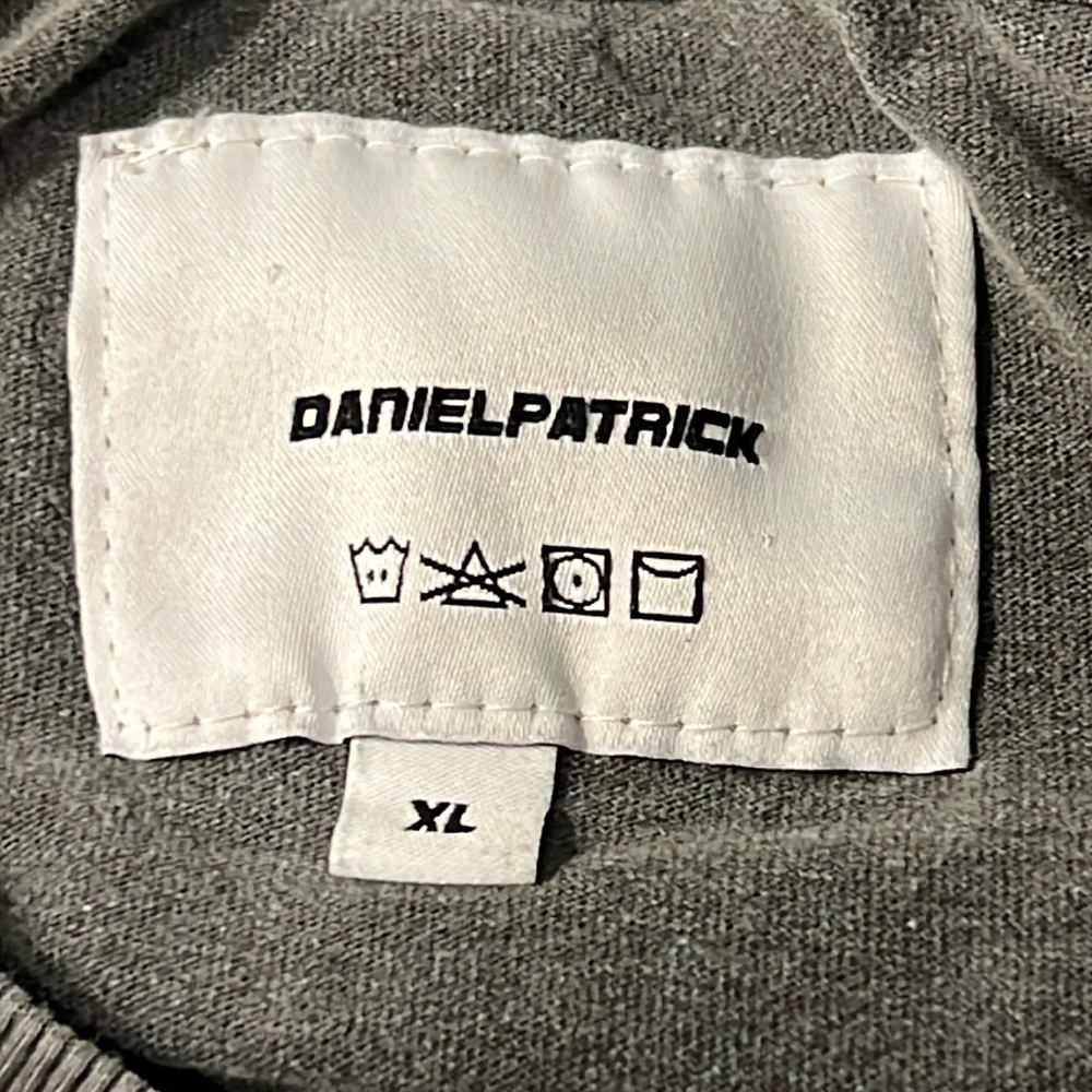 Daniel Patrick Short Sleeve Gray Tee - image 4